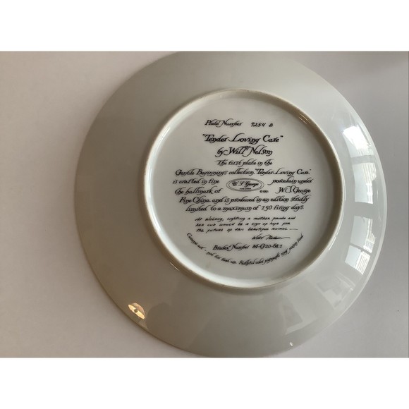 The Panda By Will Nelson Bradex Collector Plate Endangered Species 1988 Series - Picture 5 of 6